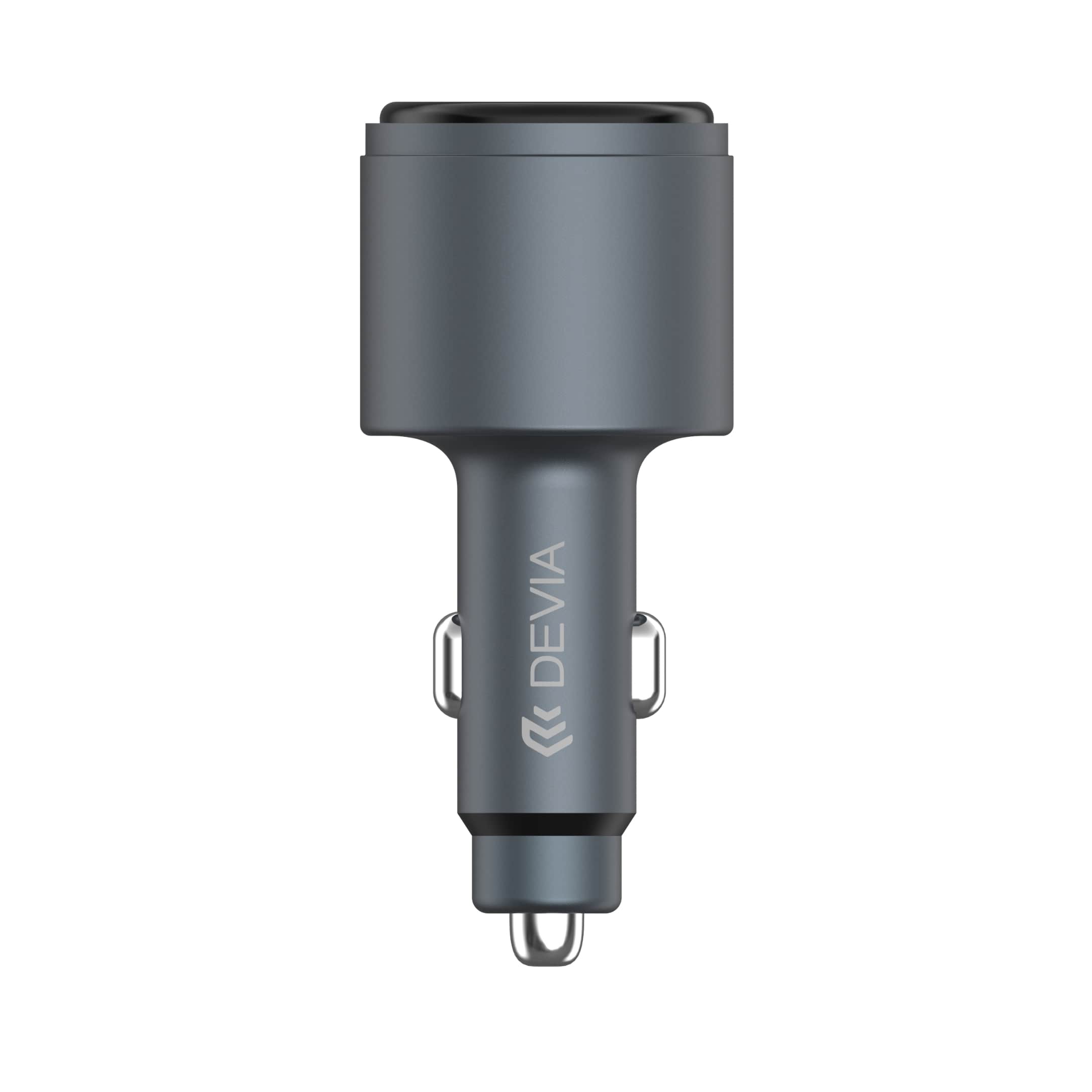 Extreme Speed Series USB+Dual C 116W Metal Full Compatible Fast Car Charger